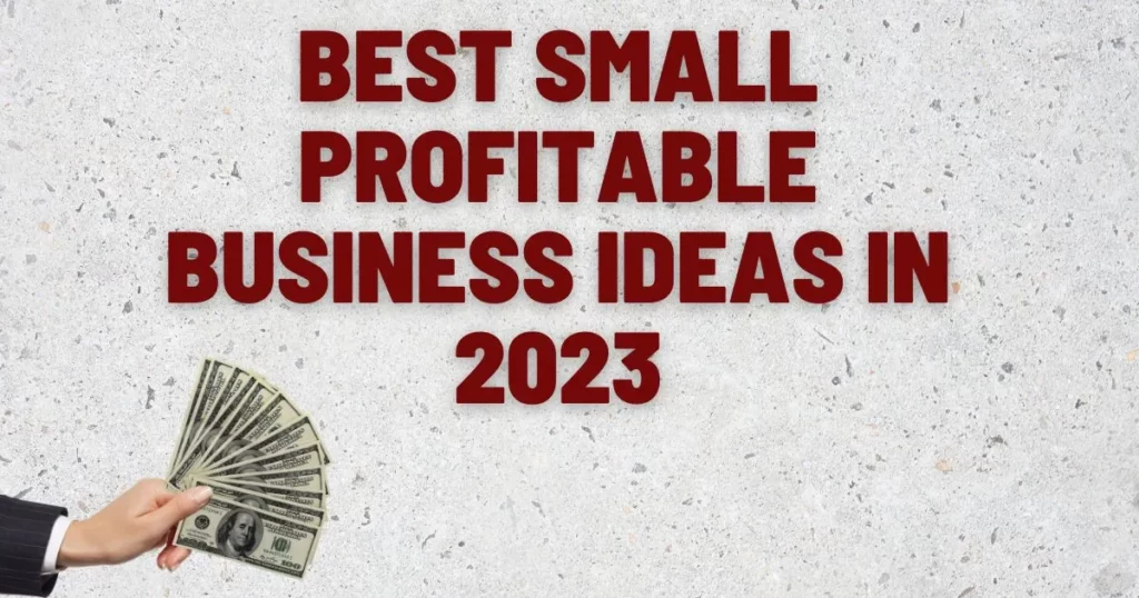 Best Small Profitable Business Ideas in 2023