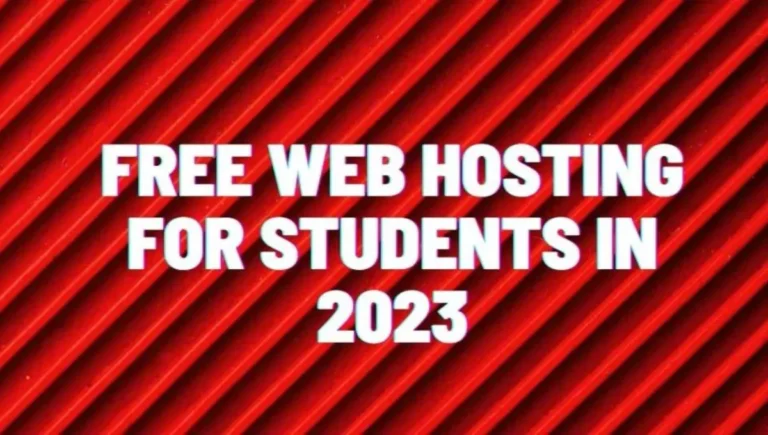 Free Web Hosting for Students