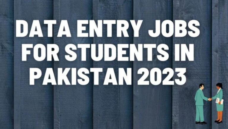 Data Entry Jobs for Students in Pakistan