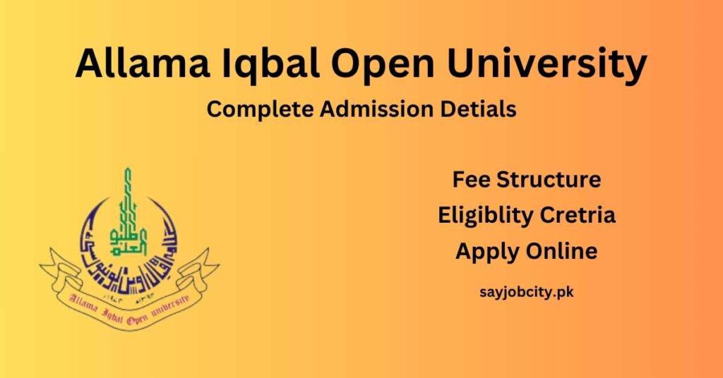 AIOU Admission 2023 Apply online