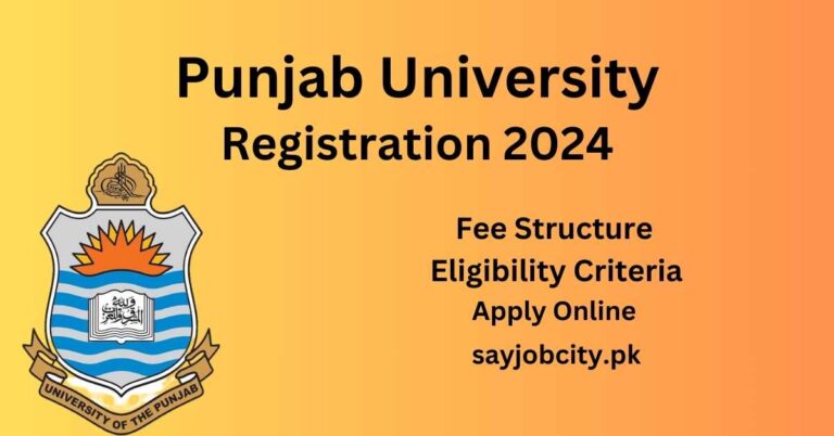 PU Registration 2024 – Punjab University BA Registration 2023 24