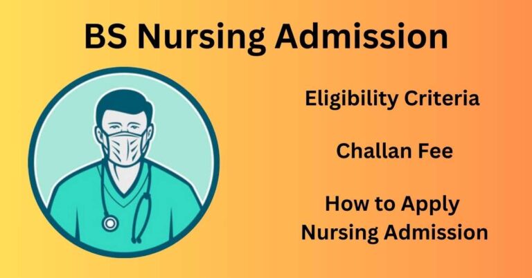 BS Nursing Admission 2024 in Punjab