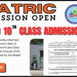 9th and 10th Class Admission Open for Session 2025