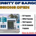 University of Sargodha, Admissions Open in University of Sargodha